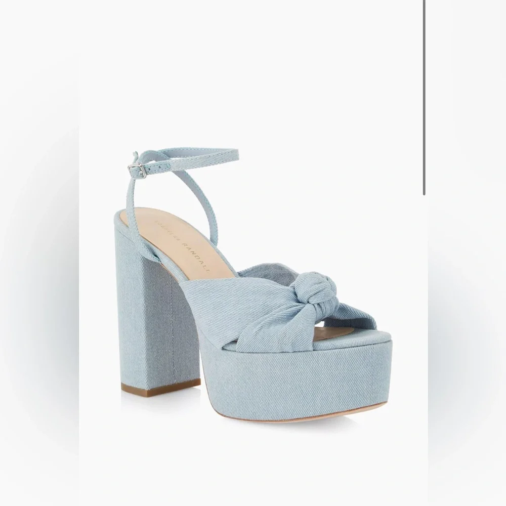 Loeffler Randall Knot Platform Heels - Picture 1 of 13